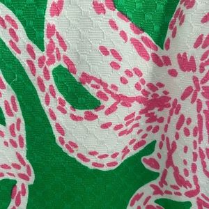Lilly Pulitzer green and pink shift dress Size 2